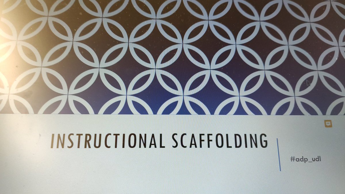 BesoraPau's tweet photo. Aprofundint en Scaffolding #adp_udl https://t.co/CKPA75TGvs
