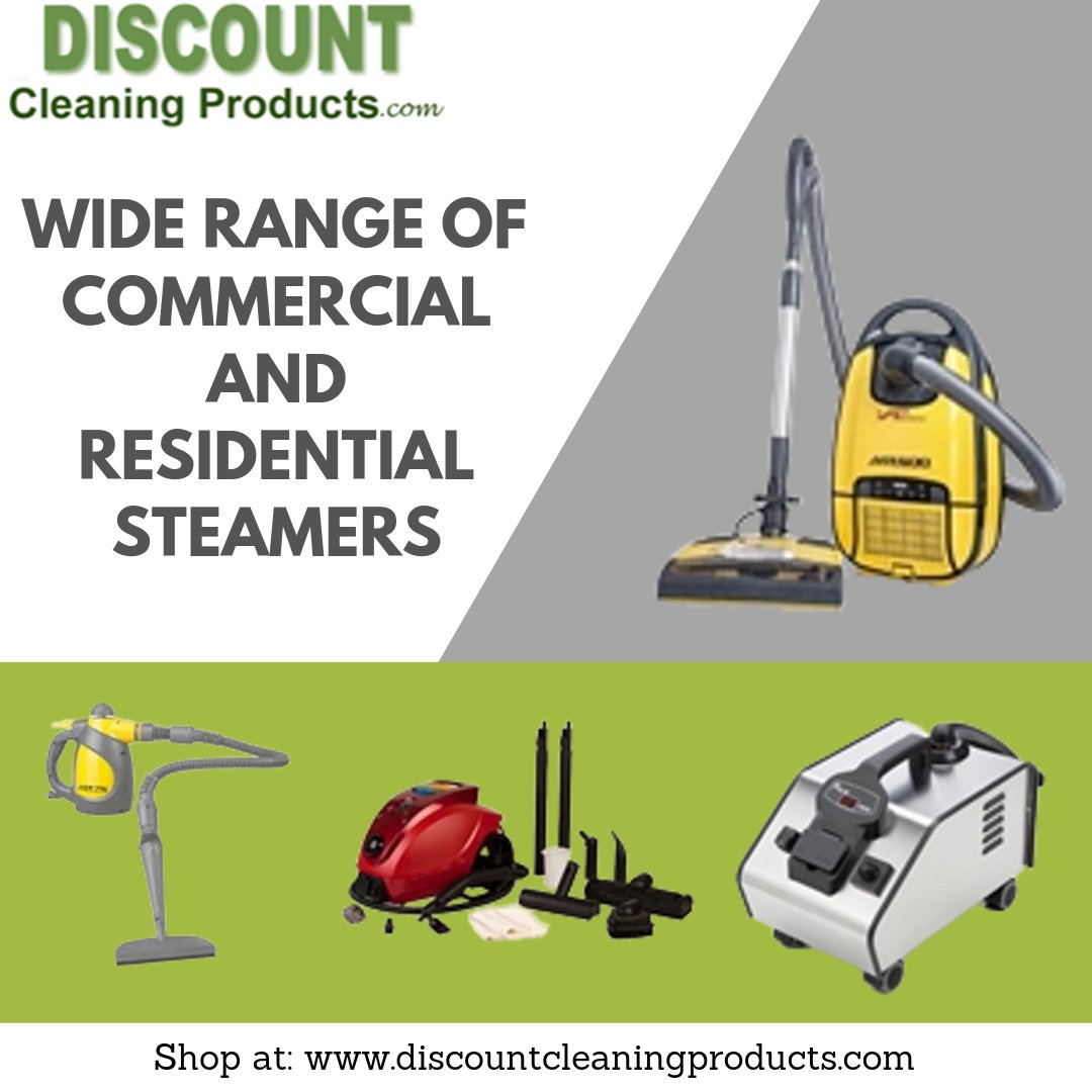 DiscountClean's tweet image. @DiscountClean offers a wide inventory that caters to the industrial and residential seekers for high-performing steamers.
Available at: bit.ly/2p7xWkZ
.
.
.
#cleaning #cleaningproducts #steamers #commercialsteamers #showersteamer #steamerslife