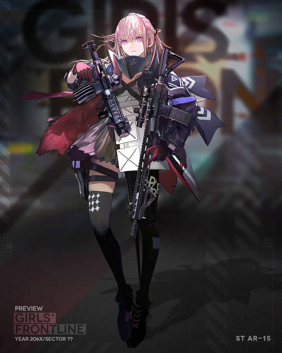 Girls Frontline En Official Dear Commanders Now We Are Bringing You St Ar 15 S Neural Upgrade Which Will Also Become Available On Nov 19th Her Second Skill Allows Her To Do Some