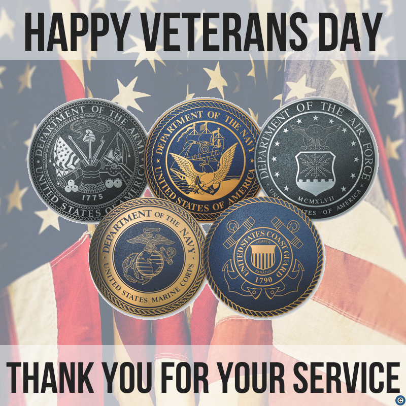 clevelanddotcom's tweet photo. Today is the 101st Veterans Day in the U.S. First celebrated on 11/11/1918 as Armistice Day to mark the end of WwI, this holiday commemorates the service and sacrifices all U.S. service members have made to protect our country.
Thank you for your service. https://t.co/ElW9gW7ec4