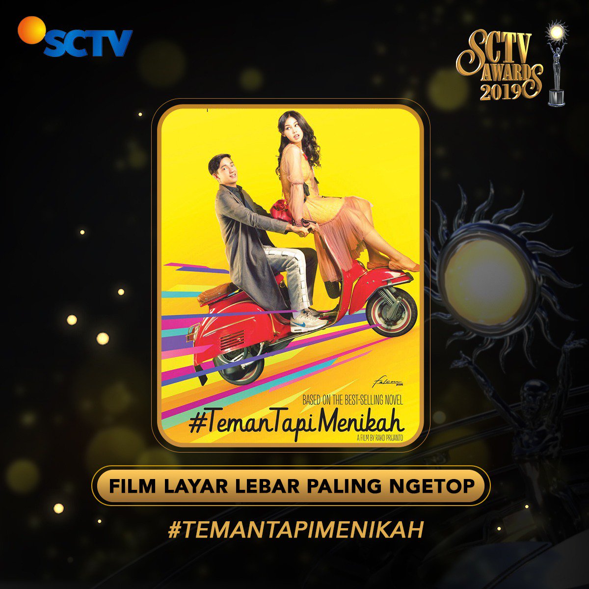 SCTV's tweet photo. Sebagai warga Indonesia, kita harus selalu mendukung karya anak bangsa termasuk #FilmLayarLebar Indonesia.

Berikan suaramu untuk #VoteSA2019 Kategori Film Layar Lebar Paling Ngetop dengan cara ketik: #SA9(spasi)Judul Film

Contoh: #SA9 Promise https://t.co/Q6kS8kDqi3