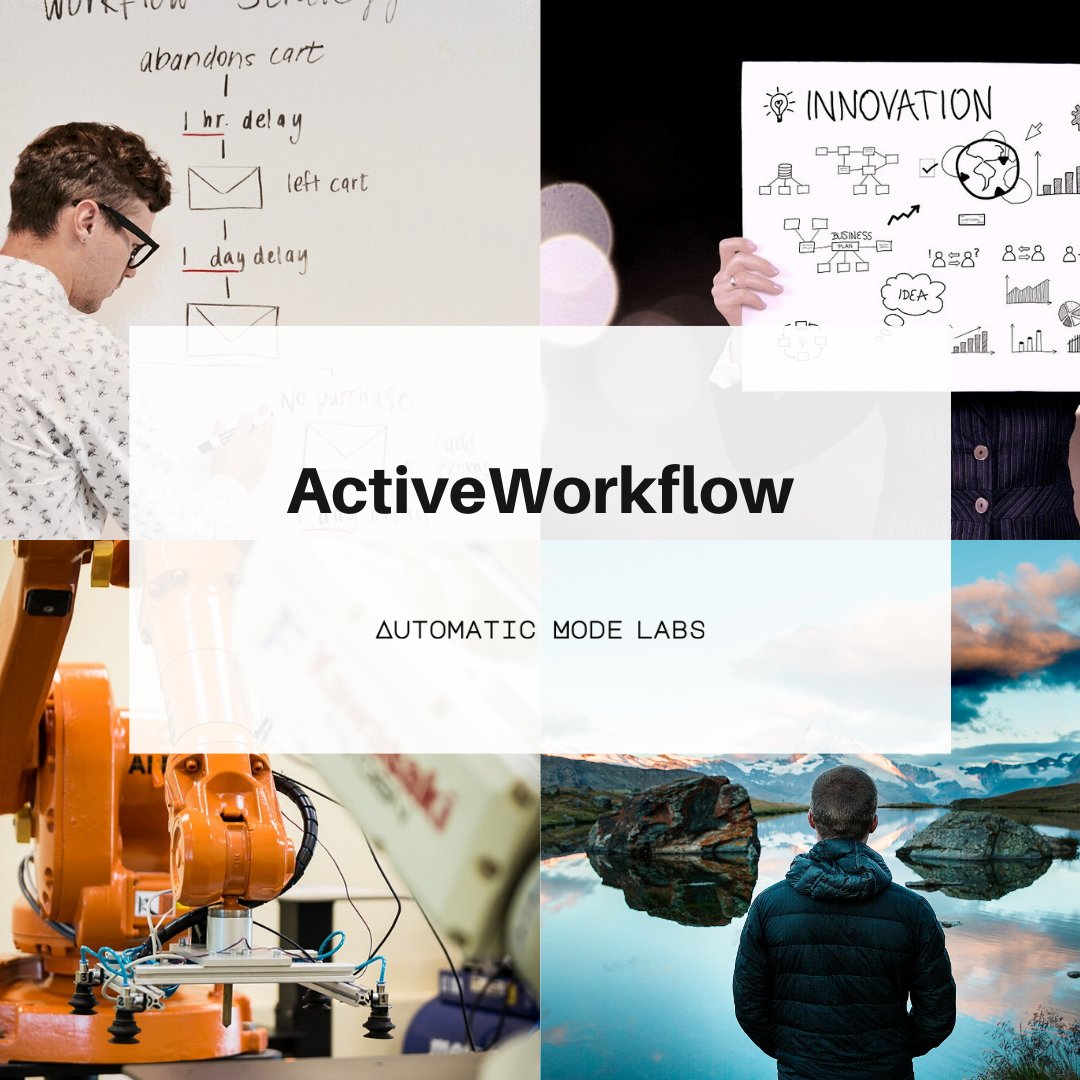 crowdshakti's tweet image. ActiveWorkflow is an intelligent process automation platform that uses software agents; autonomous entities that act on schedule or react to external triggers.

bit.ly/2Czxy1z

#ActiveWorkflow #IntelligentProcessAutomation #SoftwareAgents #AutonomousEntities #automation