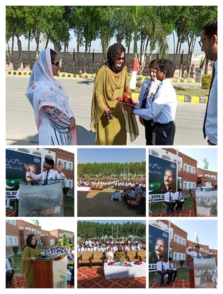 PDSAndCEA's tweet photo. The 142nd birth anniversary of our National Poet Dr. Allama Muhammad Iqbal was celebrated with zeal and enthusiasm in all Punjab Daanish Schools and Centres of Excellence. Students delivered speeches about Allama Iqbal’s life and presented poems of the imminent poet. https://t.co/wuHwuU8bvX
