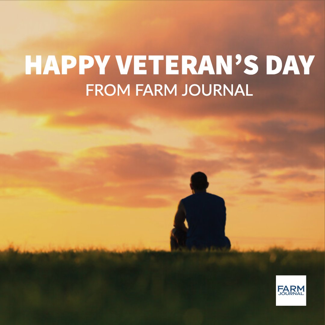 Did you know that 11% of farmers are veterans? With 3.4 million farmers in the U.S., that means 370,619 are veterans. Another reason to thank a farmer!