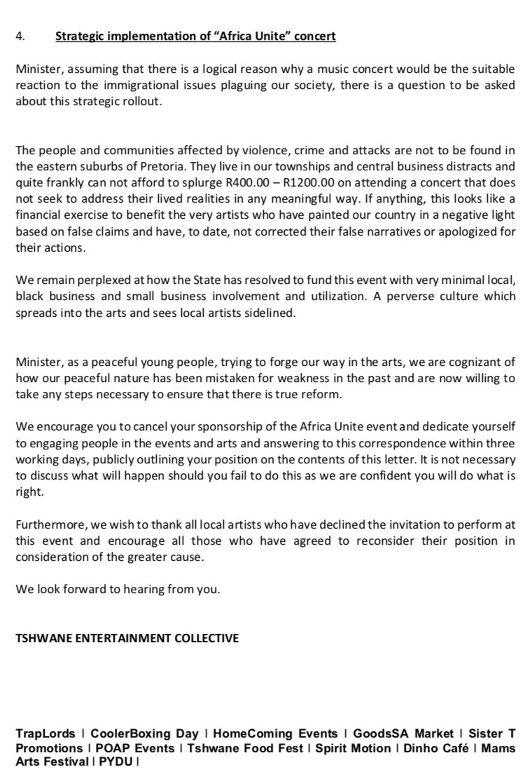 KMalatji's tweet photo. Dear @NathiMthethwaSA 

Please provide urgent clarity so the people can make decisions moving forward.

#ArtsAndCulture
#KeepTheArtsPure https://t.co/mHEcD7gHQx