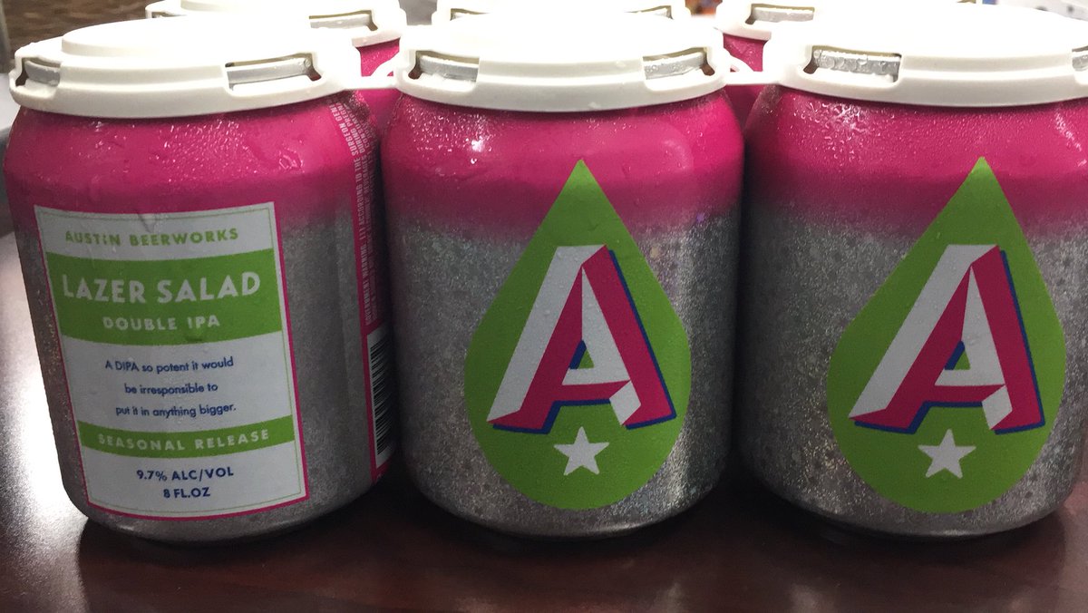 Just in 
Laser Salad Double ipa <a href="/AustinBeerworks/">Austin Beerworks 🪙</a>