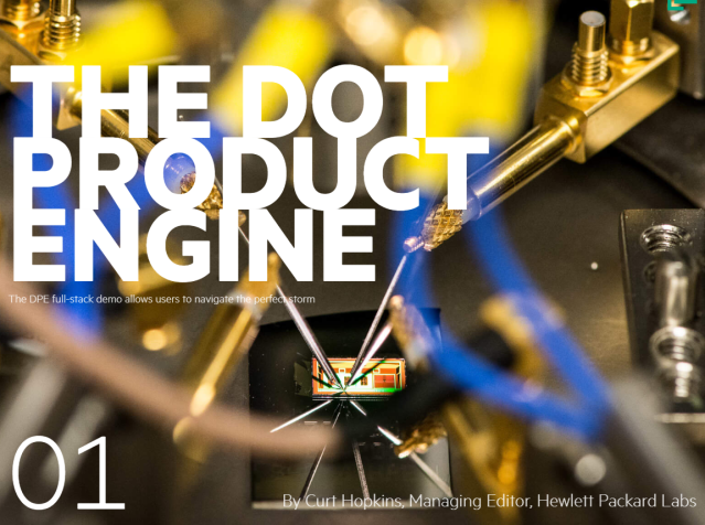 Hewlett Packard Labs: The Dot Product Engine (DPE) dy.si/qDqVLp
