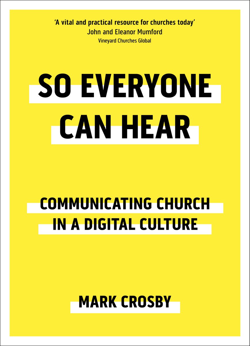 SPCKPublishing's tweet image. 🚨 Publishing tomorrow in the US! 🚨

So Everyone Can Hear: Communicating Church In A Digital Culture

amazon.com/So-Everyone-Ca…

@markcrosby #DigitalComms #ChurchComms