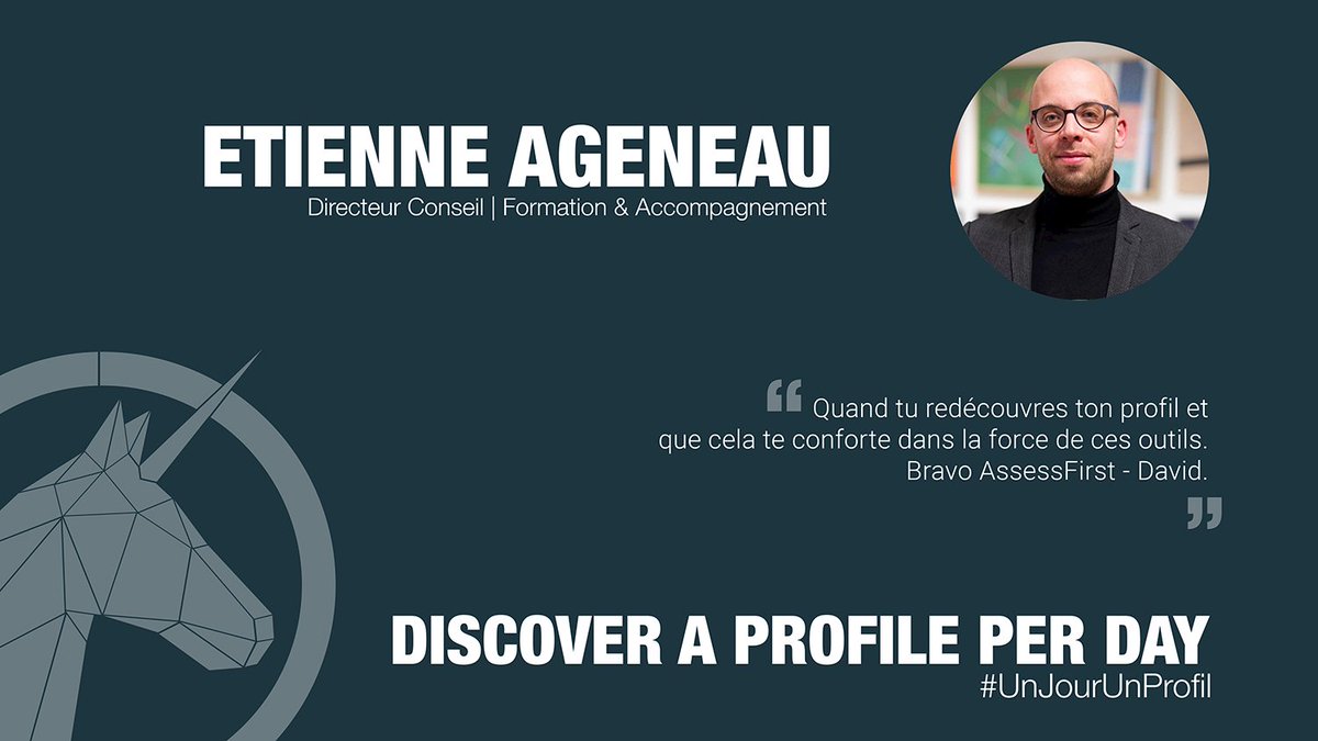 AssessFirst's tweet image. #UnJourUnProfil 🚀 
Merci à toi @etienneage d&apos;avoir partagé les résultats de ton profil #AssessFirst !
👉 Découvrez son #potentiel et ses #softskills : hubs.ly/H0lJ4Cg0