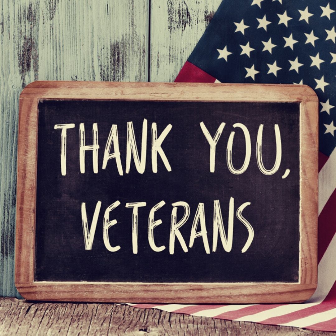 Thank you for ensuring the freedom we enjoy every day. Happy Veterans Day!