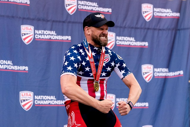 usacycling's tweet photo. It’s #USACMotivationMonday and #VeteransDay!
 
This week #USACMotivationMonday goes to para-cyclist and former U.S. Armer sniper, Justin Widhalm. Justin has won 1 Paralympic and 9 ParaNational Championship medals. 

 #USACycling #MotivationMonday #RideWithUs https://t.co/ndCyj6imzl