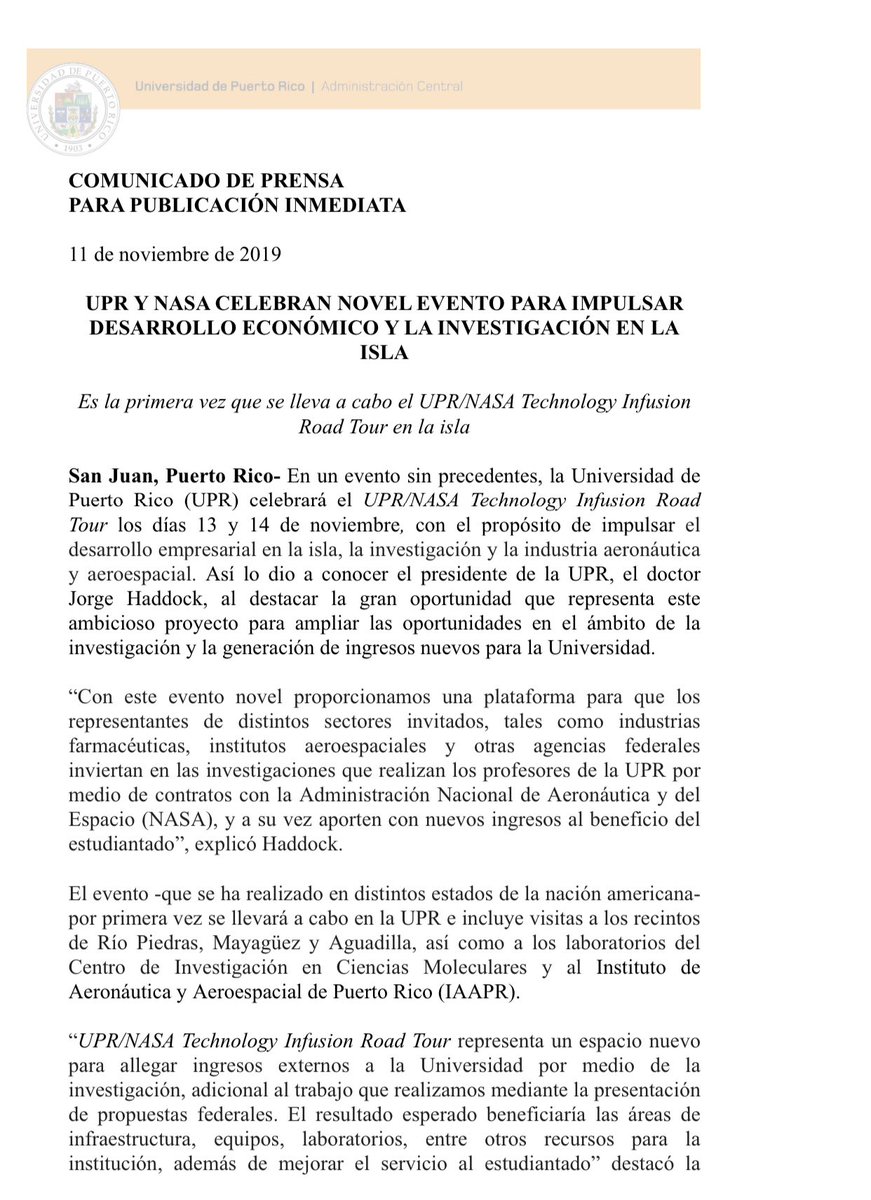 Universidad de Puerto Rico - UPR tweet media