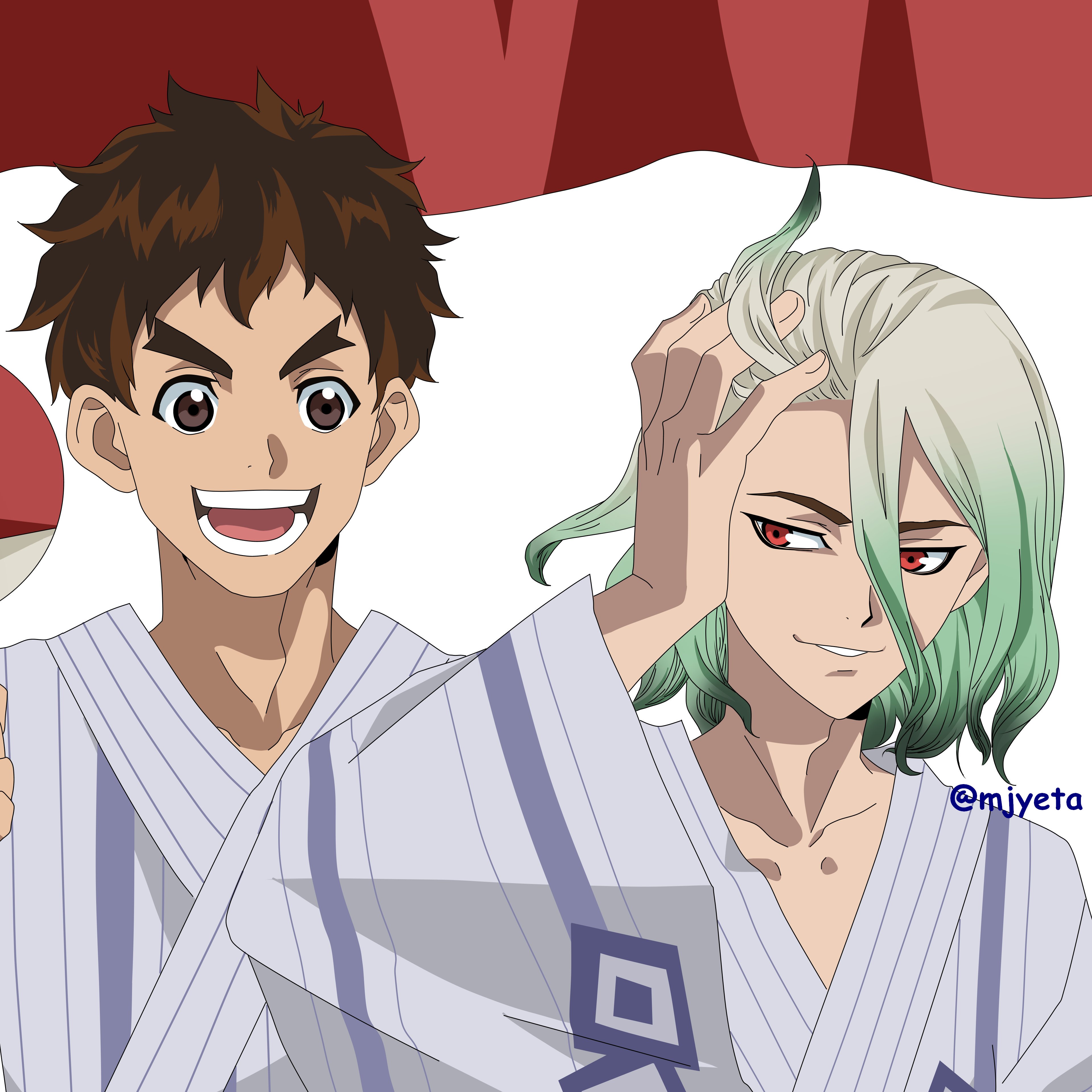 Twitter 上的furu Yeta Mj It Looks Kind Of Weird But Oh Well Drstone Dcst ドクターストーン Senku Taiju 千空 Dr Stone 大木大樹https T Co Jetzcddpab Twitter