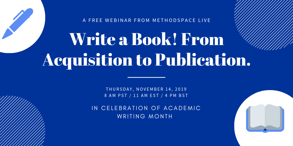 Sage_Publishing's tweet photo. THIS WEEK: How do you publish a book? Live webinar in celebration of #AcademicWritingMonth. Register here: https://t.co/uvmXkbtgQs
@LFargotstein @einterview #MethodSpace https://t.co/eakcT1P2LF