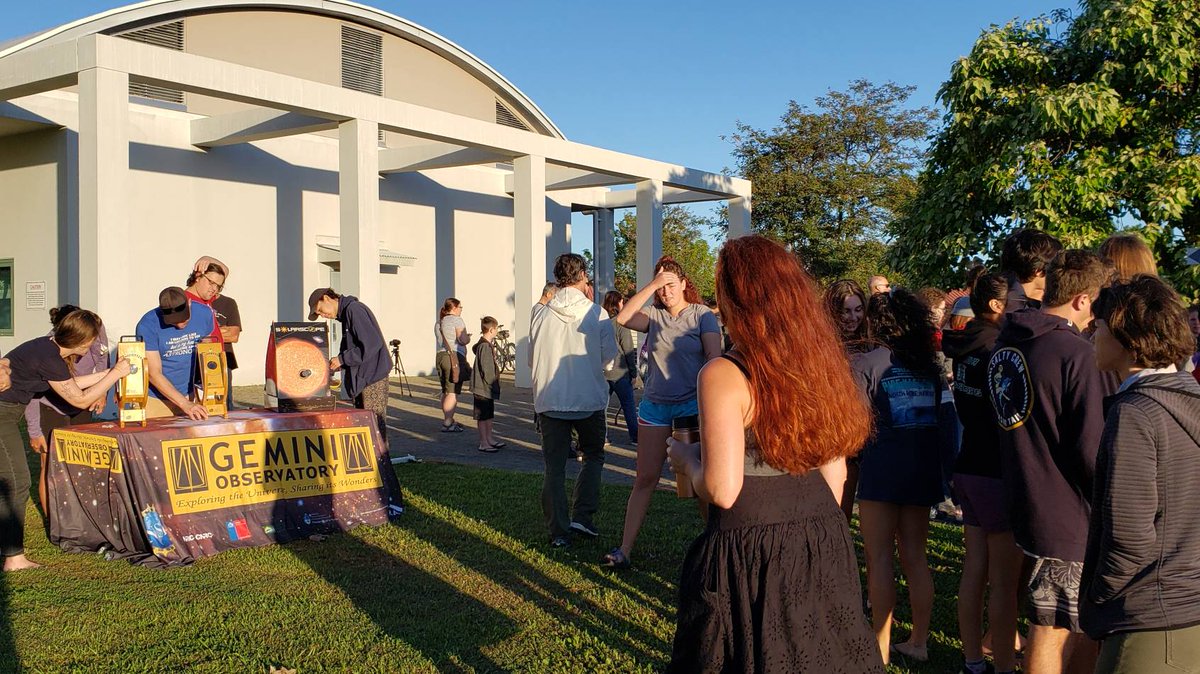 GeminiObs's tweet image. The transit is happening now! We hope youʻre enjoying it as much as we are in Hilo. #mercurytansit #OIRLab #hawaiiastronomy #disovertogether