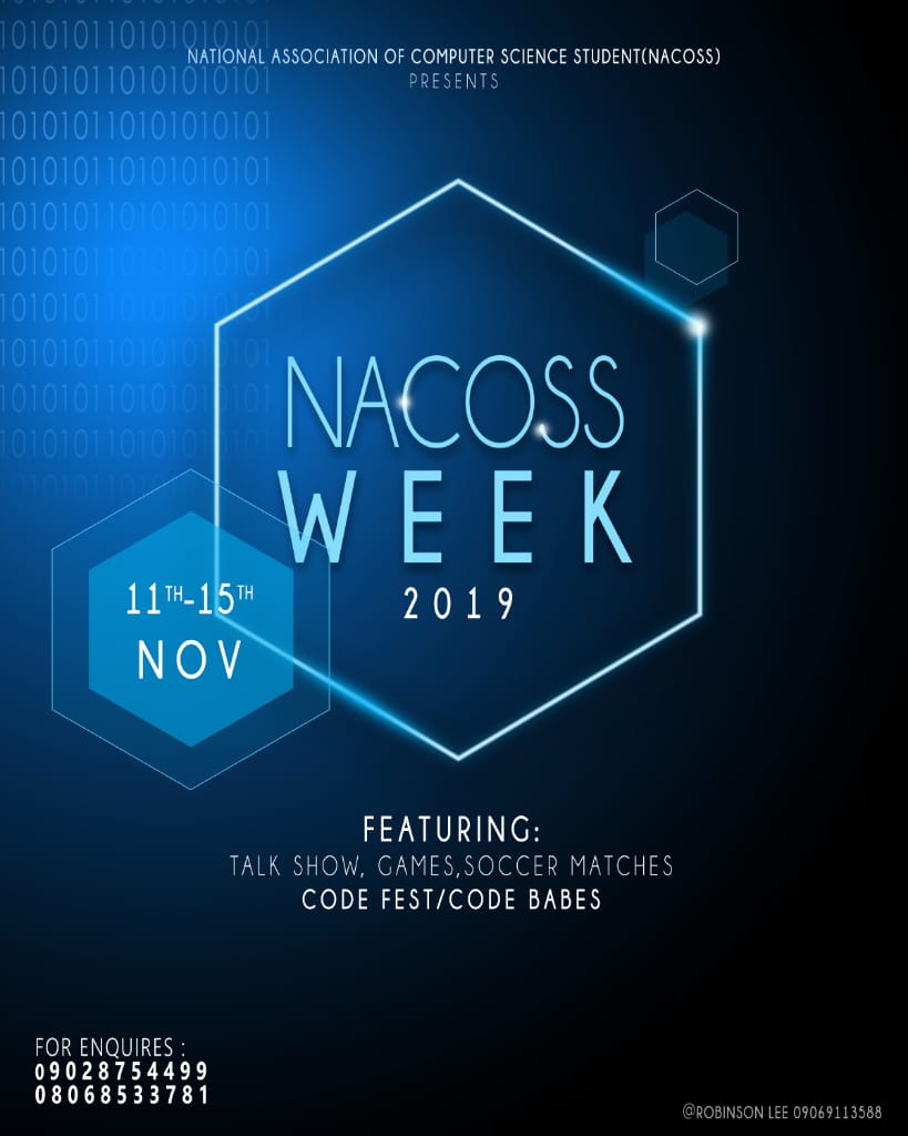 AD_Tonnee's tweet photo. #Nacossweek @unijos starts tomorrow...
Featuring lots of exciting events
#Trailblazers
#codefest
#codebabes
And lot's more https://t.co/swGFDk2QoA
