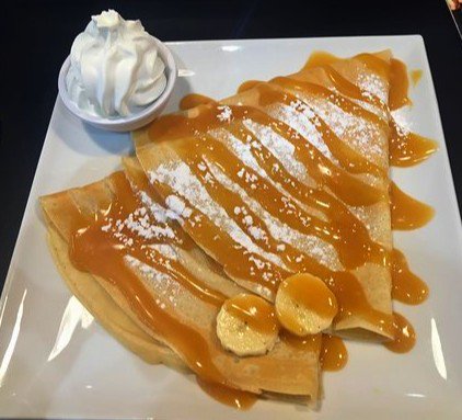crepes_commer's tweet photo. Crepe of the week... Banoffee crepes 😋. 
#crepe #orange #sweet #mondaythoughts https://t.co/sJgom2hRYk