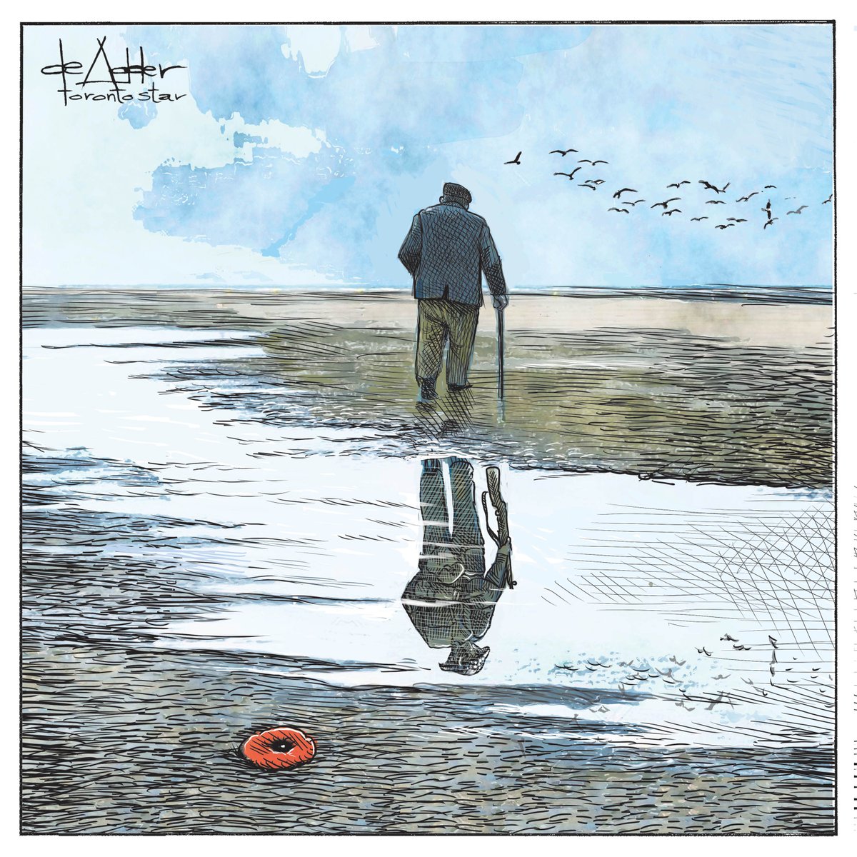 Michael de Adder (@deadder) on Twitter photo Cartoon for <a href="/TorontoStar/">Toronto Star</a> #LestWeForget #RemembranceDay #RemembranceSunday #RemembranceDay2019 #VeteransDay Cartoon for <a href="/TorontoStar/">Toronto Star</a> #LestWeForget #RemembranceDay #RemembranceSunday #RemembranceDay2019 #VeteransDay