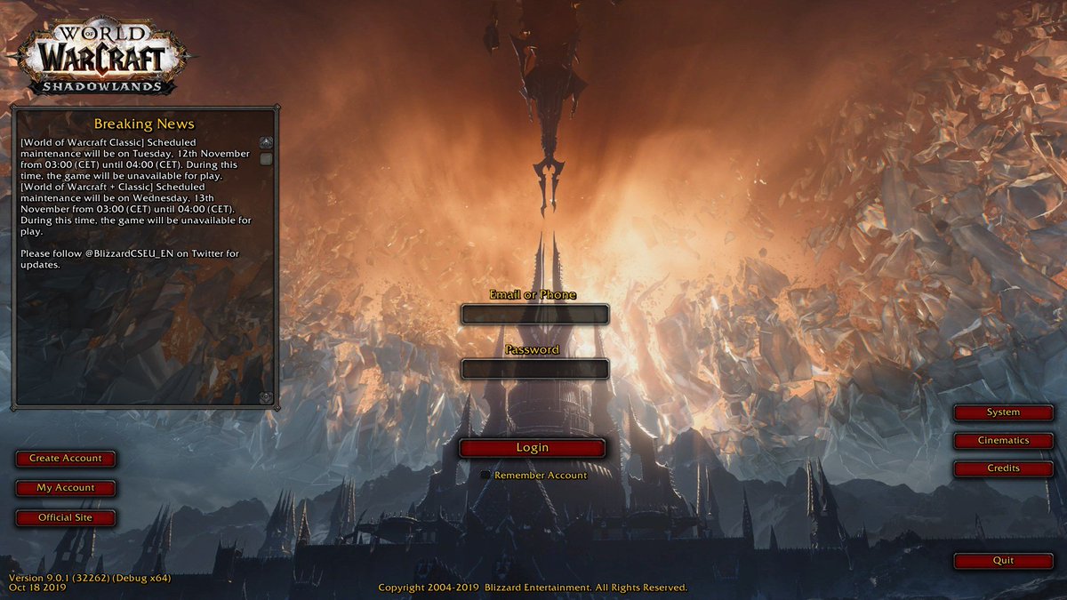 wow bfa login screen wow bfa login screen