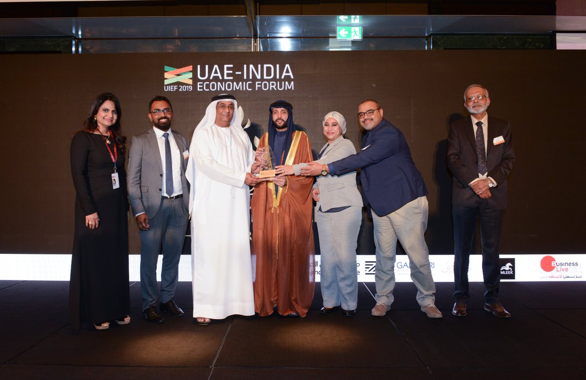 UIEForum's tweet photo. A Big Congratulations to Umm Al Quwain Free Trade Zone @UAQFTZA for receiving the award for Best Free Zone for Start-Up’s and SME’s at the Qadat Al Tagheer Awards. 

Don’t miss these invaluable insights. For more #UIEF2019 highlights, visit: https://t.co/RW3EdVc7bM 
#UAE #India https://t.co/MK1jQv5PNp
