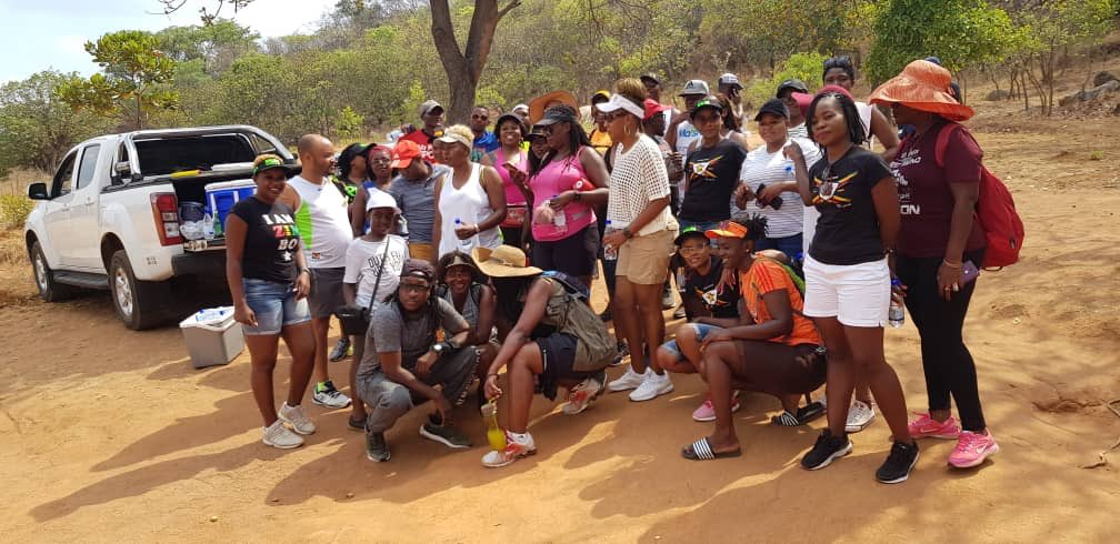 RunmatesClub's tweet photo. They say the BEST VIEW COMES FROM THE TOP! This weekend we took it in the literal sense and went up the Ngomakurira mountain 🏔 and the view indeed was amazing! #Hiking #Runmates #Cardio https://t.co/wpppgHZ7nD