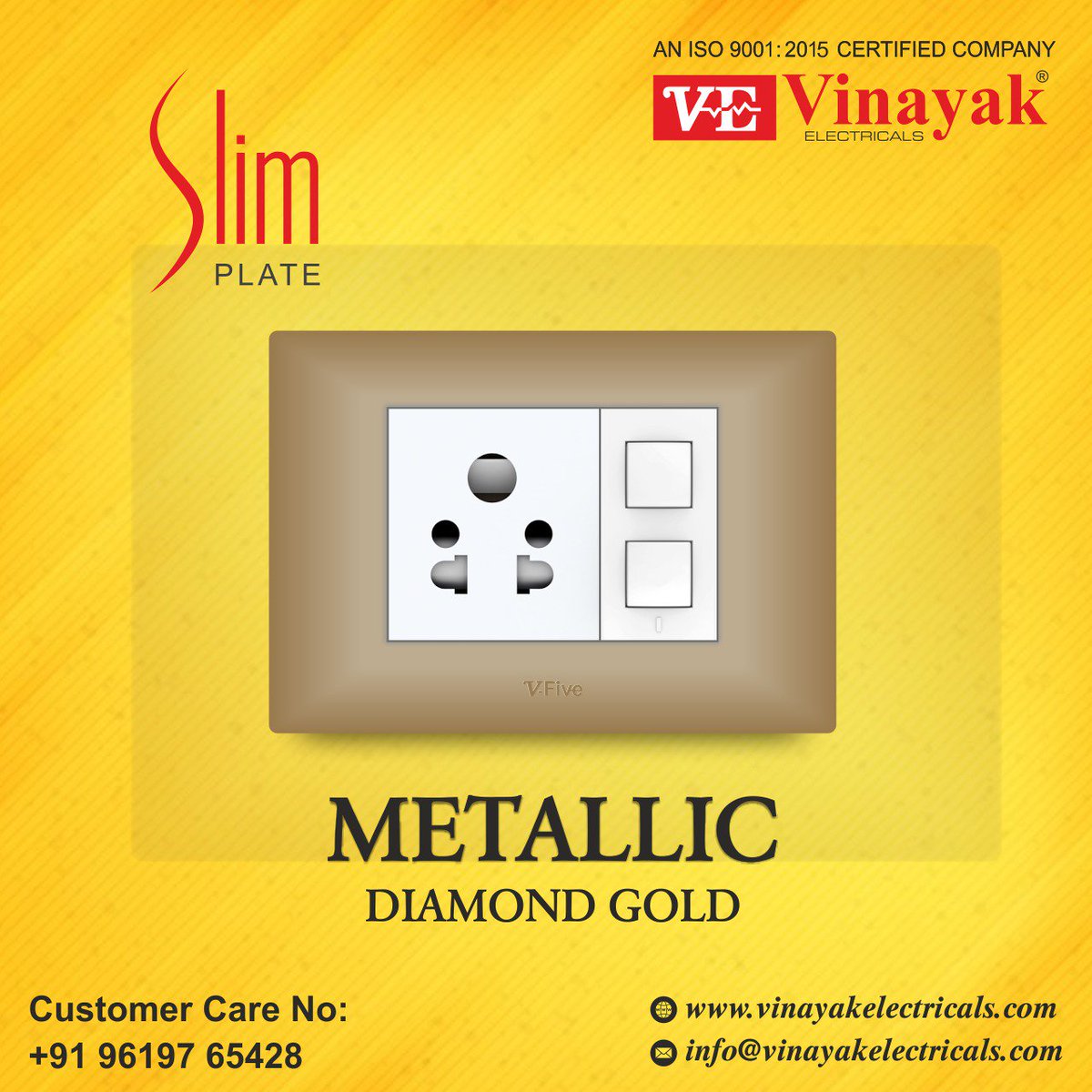 VinayakElectri's tweet photo. Product Name: Slim Plate
Vinayak electrical is a manufacturer, supplier, and exporter of all electrical products.
Call us now at 9322232347
Visit our website https://t.co/aqusTCkvC5
#vinayakelectricalsmfgcom #vinayakelectricals #electricals #slimplate #metallicslimplate https://t.co/gNLJ6AIo4i