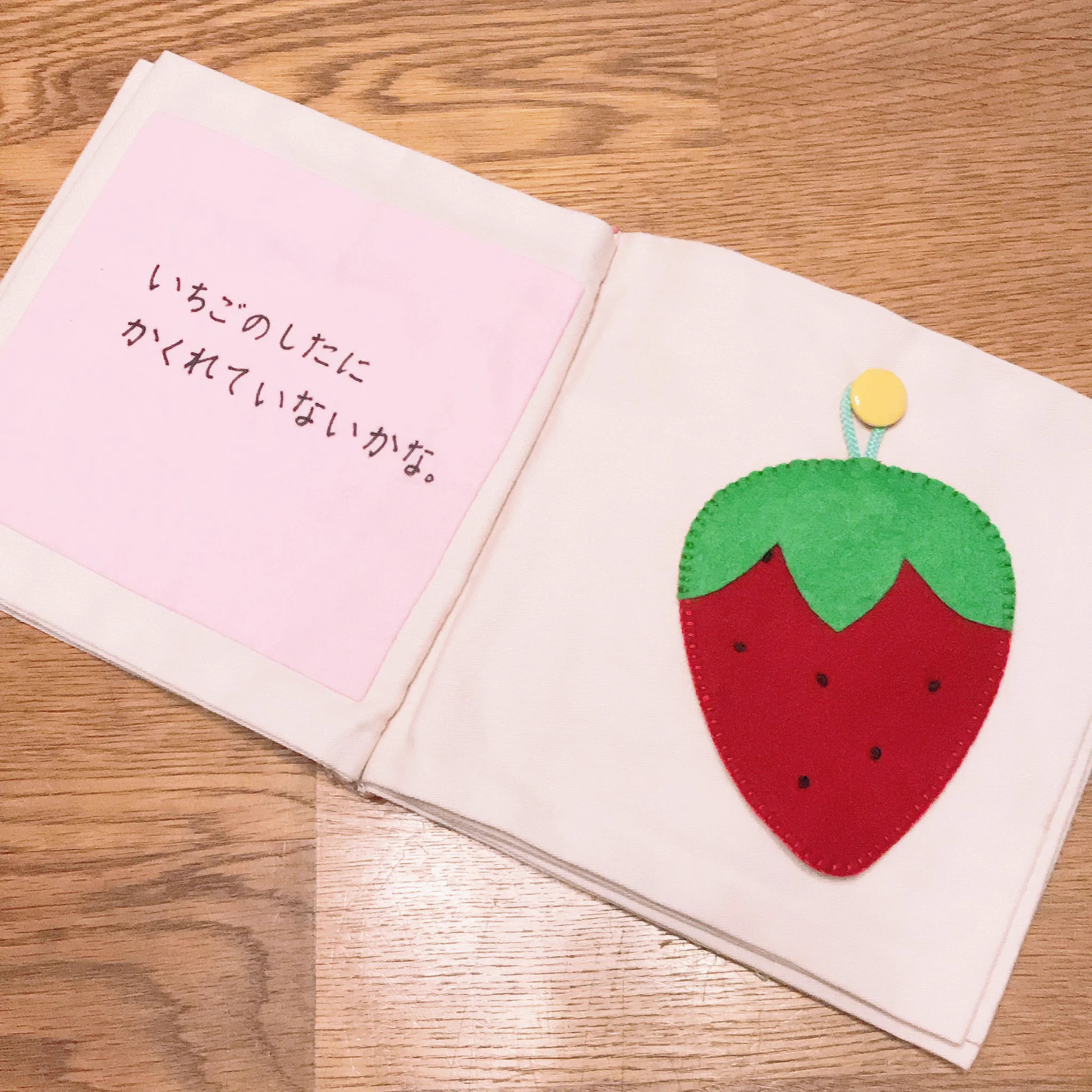 お母さんの手作り布絵本！愛情がたっぷり詰まっていて、とてもほっこりした気持ちに