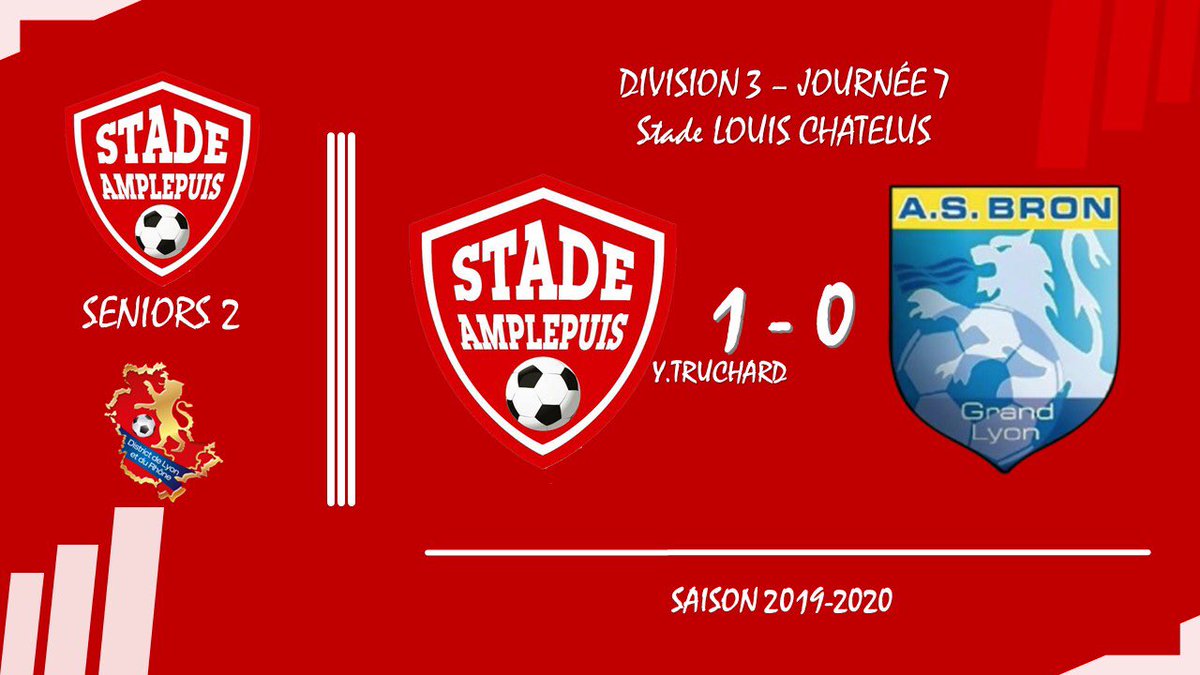 StadeAmplepuis's tweet photo. Résultats du week-end pour nos Seniors !

La 1 retrouve la victoire, la 2 confirme et la 3 progresse dans le contenu 💪🏻

#AllezSA🔴⚪️ https://t.co/gs7R3ea0ZS