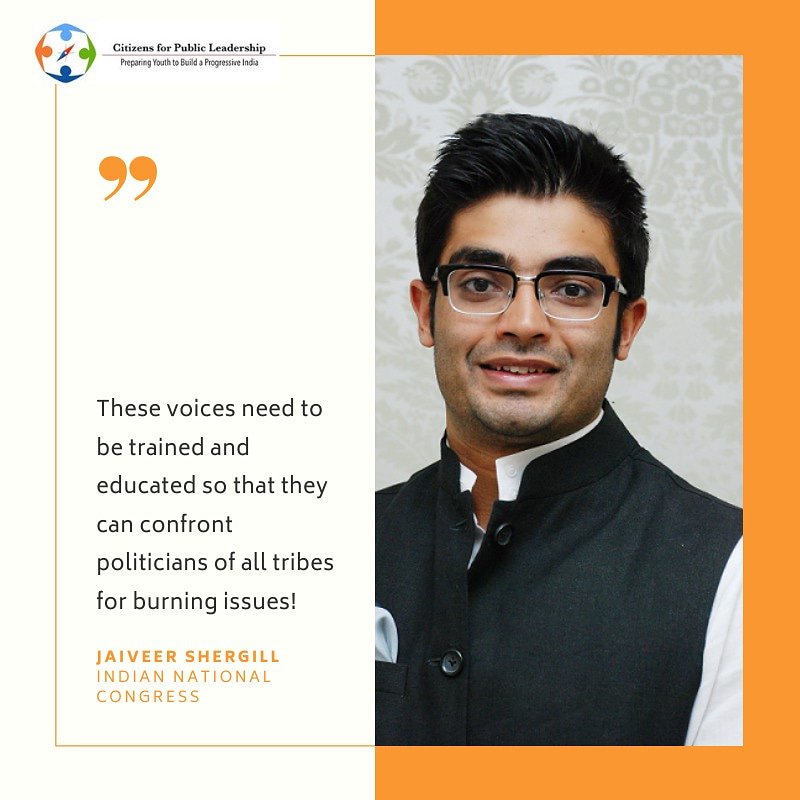 CPLFellows's tweet photo. .@JaiveerShergill is a lawyer by profession who decided to take up politics in the recent past. He encouraged our fellows to influence and activitely engage in Indian politics!
Are you the next changemaker? Apply for the CPL fellowship!
#CPLIndia #CPLFellows #CPL3 https://t.co/7UaYwKkav9