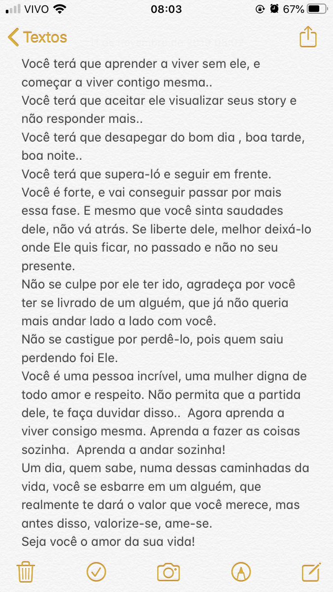 Você terá que seguir em frente sem Ele.