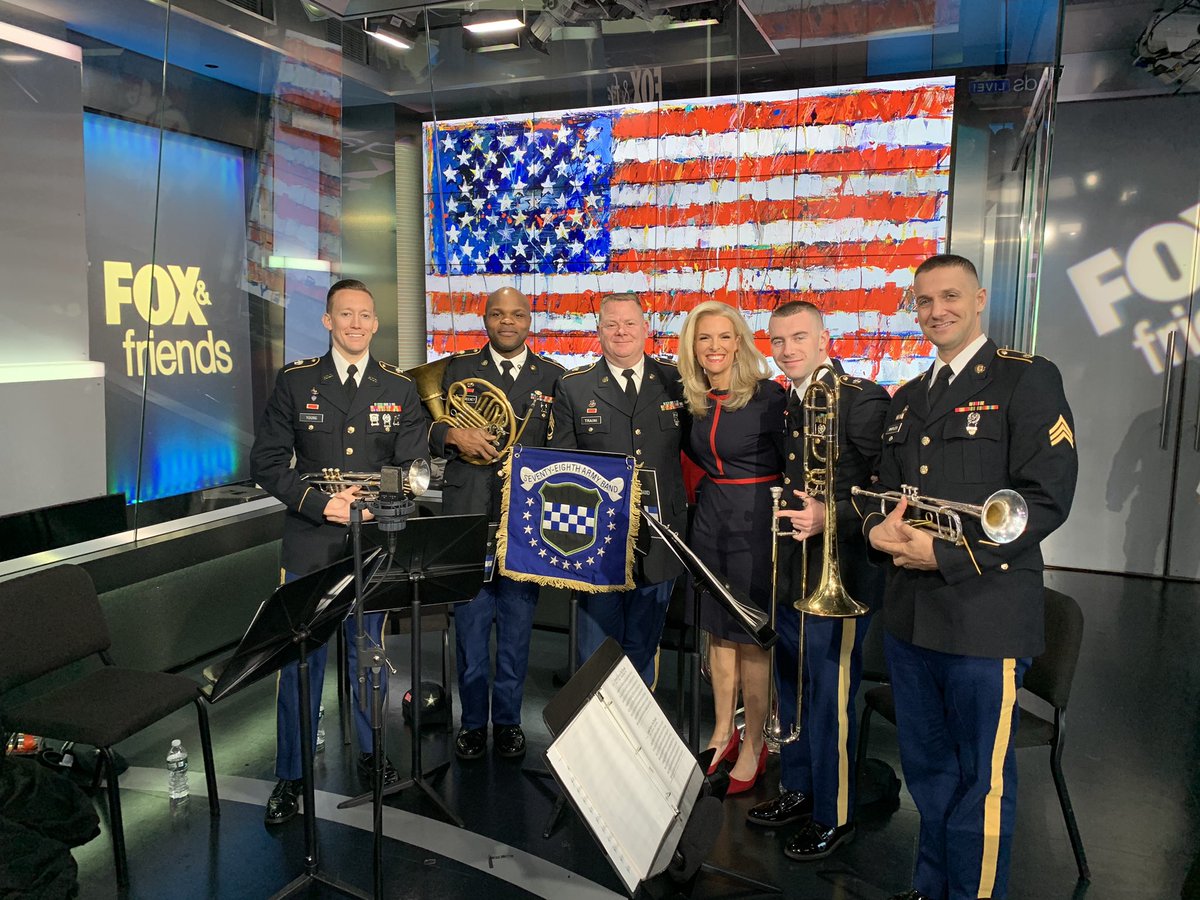 Janice Dean (@janicedean) on Twitter photo Thank you <a href="/78thArmyBand/">78th Army Band</a> for being with us today. #VeteransDay 🇺🇸Thank you for your service and your patriotism. Thank you <a href="/78thArmyBand/">78th Army Band</a> for being with us today. #VeteransDay 🇺🇸Thank you for your service and your patriotism.
