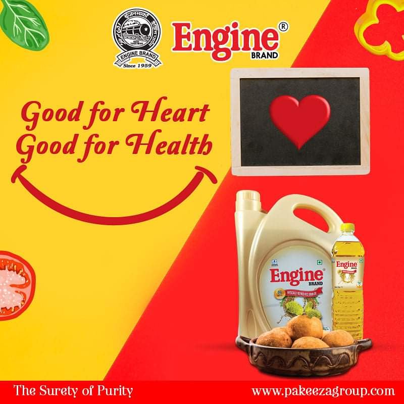 Good for Heart. Good for Healthhttp://pakeezagroup.com/ #loveforfood #spicyfood #healthyfood #foodporn #foodie #tastyfood #sidedish #favorites #lovefood #foodstagram #instafood #foodtime #EngineBrand #EngineMasalaPapad #SuretyofPurity #healthyheart #EngineBrandMustardoil