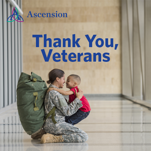 Veterans, today we thank you for your devotion, courage and service for our country. Thank a veteran for their service.