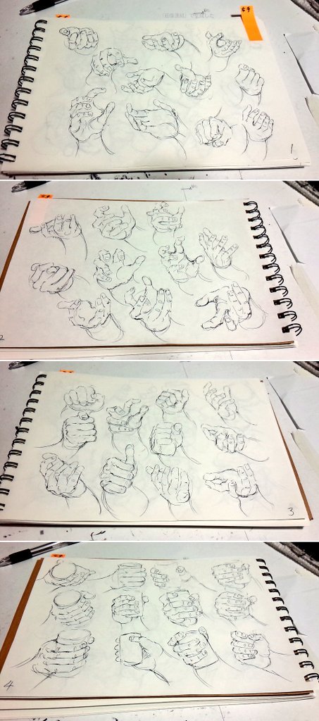 pixiv live sketchで1時間手を描き続けるというゲリラクソライブ配信をしました。またいつかこっそり出現します。 