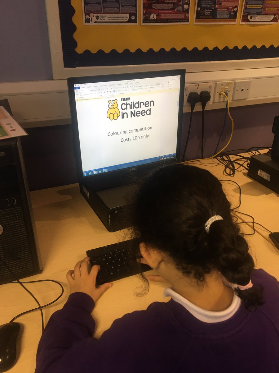 MrsBLanglees's tweet photo. Primary 4 are making posters to raise awareness of BBC Children in Need! We will be doing a colouring competition throughout the week for 10p per sheet! Good Luck ☺️ https://t.co/OhXPAs2TNf