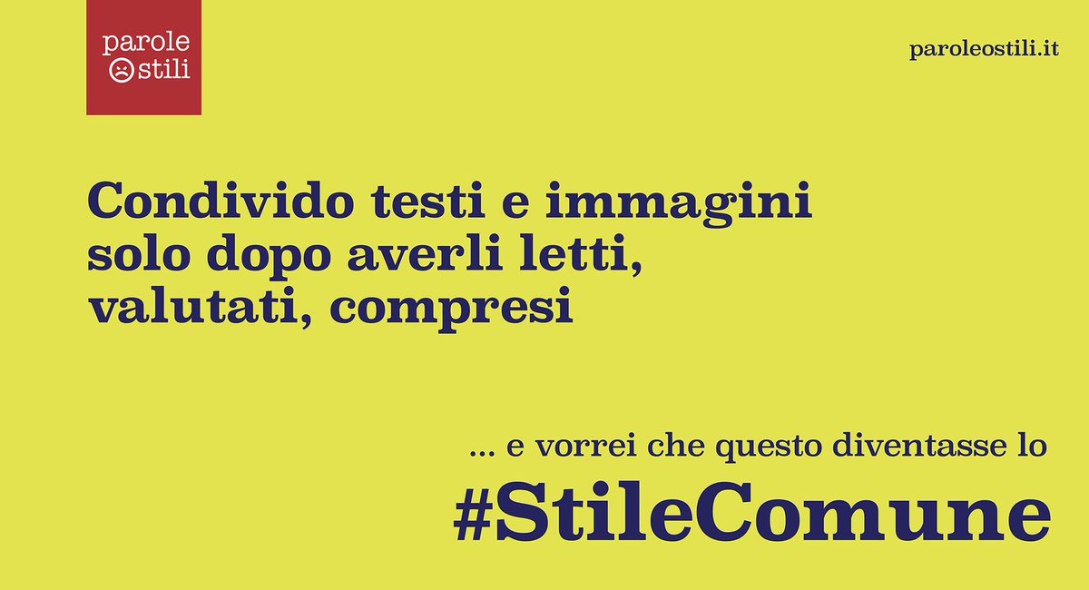 DanieleChieffi's tweet image. Rendere tutti consapevoli della responsabilità che si ha quando si interagisce sui social è la vera sfida di civiltà e cultura. #StileComune