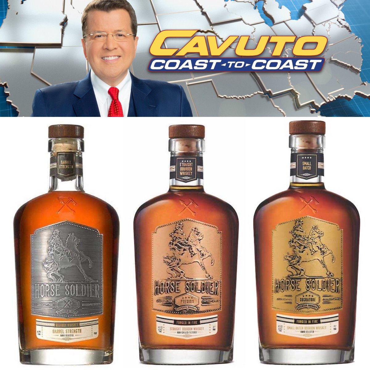 TUNE IN: This afternoon, #HorseSoldierBourbon will join <a href="/TeamCavuto/">Neil Cavuto</a> on <a href="/FoxBusiness/">FOX Business</a>.

The #Veteran-owned #SmallBiz has quickly become an emerging brand within the competitive #bourbon industry.

VSE | #VeteransDay