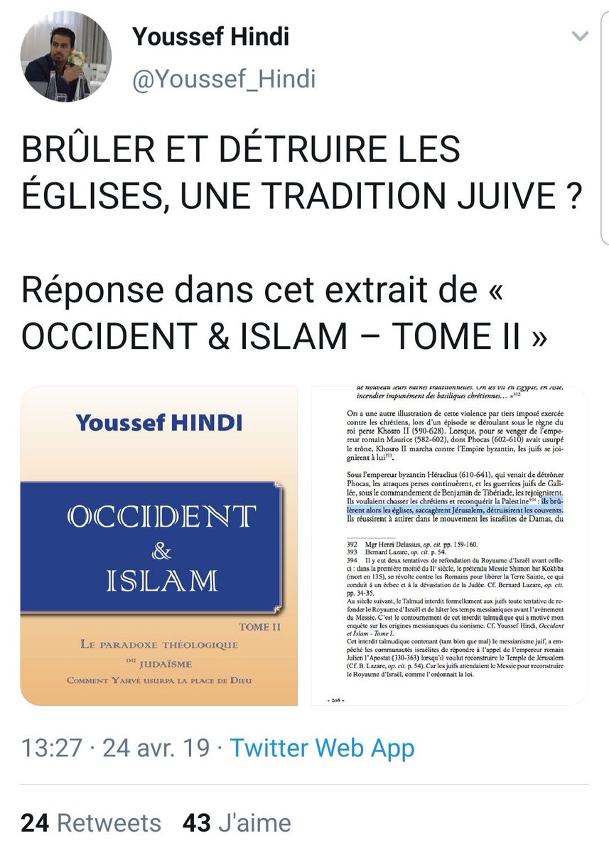 Hasard ou revanche talmudique sous faux drapeau ?  #FalseFlag https://twitter.com/El_Baronrouge/status/1193872613568864258?s=19