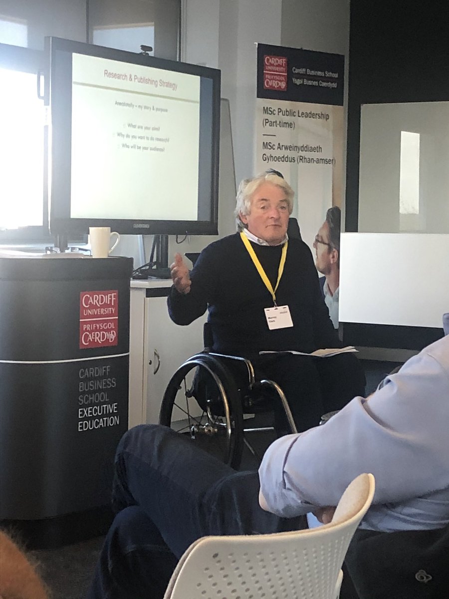 lisaanderson___'s tweet photo. The inimitable Murray Clark sharing his thoughts on developing a research and publishing strategy at our #EFprof workshop in Cardiff @bam_ac_uk https://t.co/J0qYKmHqPE