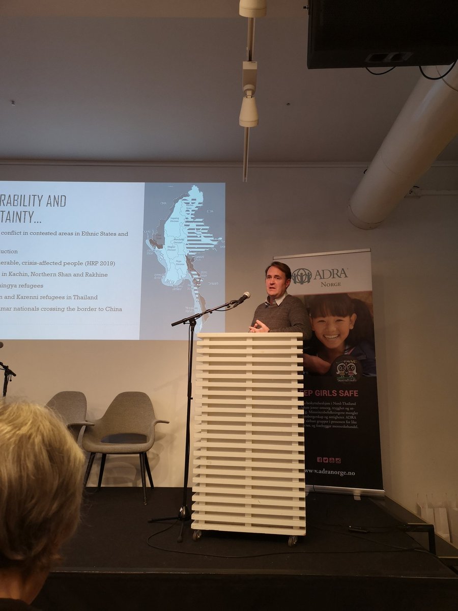 adranorway's tweet photo. Seminaret på Litteraturhuset nå: Education - combating modern day slavery. #GlobalUke #globaluke2019 @kristnerad https://t.co/Bew6QXVO94