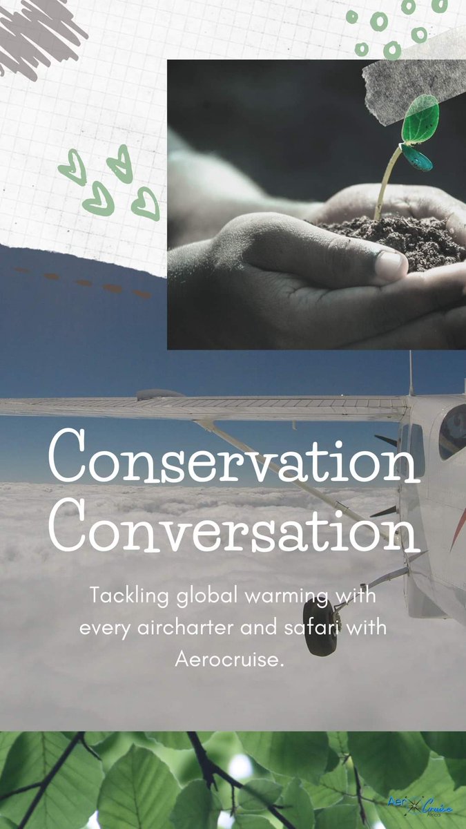 Aerocruise's tweet image. We can only make this planet better and we want you to be part of the story by flying with us.
#Sustainability #beyondcsr
@TOSK_Kenya @STTAKenya @KatoSecretariat @KAWTNairobi @AWF_Official @action4ifaw