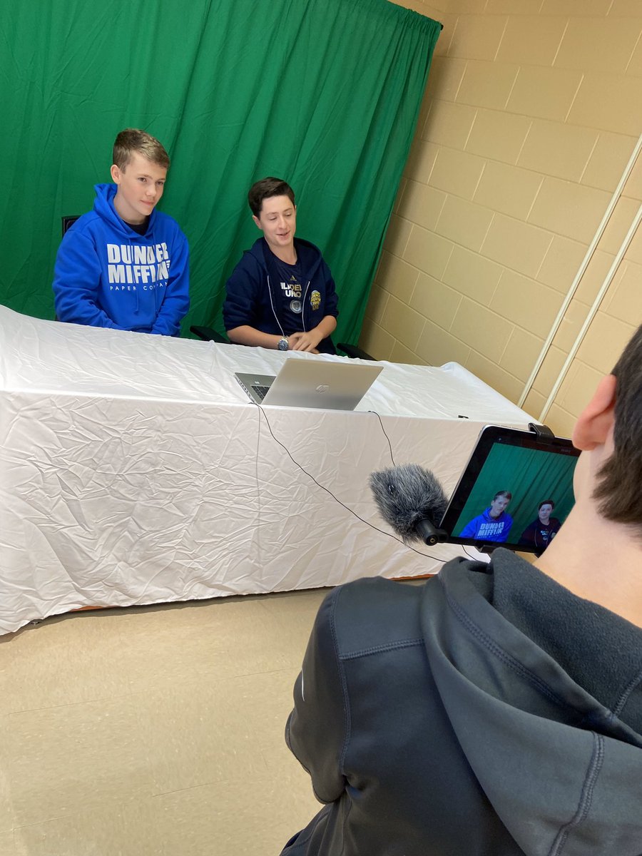 We_R_NMS TV!! 
<a href="/ela_ritz/">Manuela Ritz</a> <a href="/MissKellyNMS/">Miss Kelly</a> 
#PennDelcoProud #WeAreNorthley