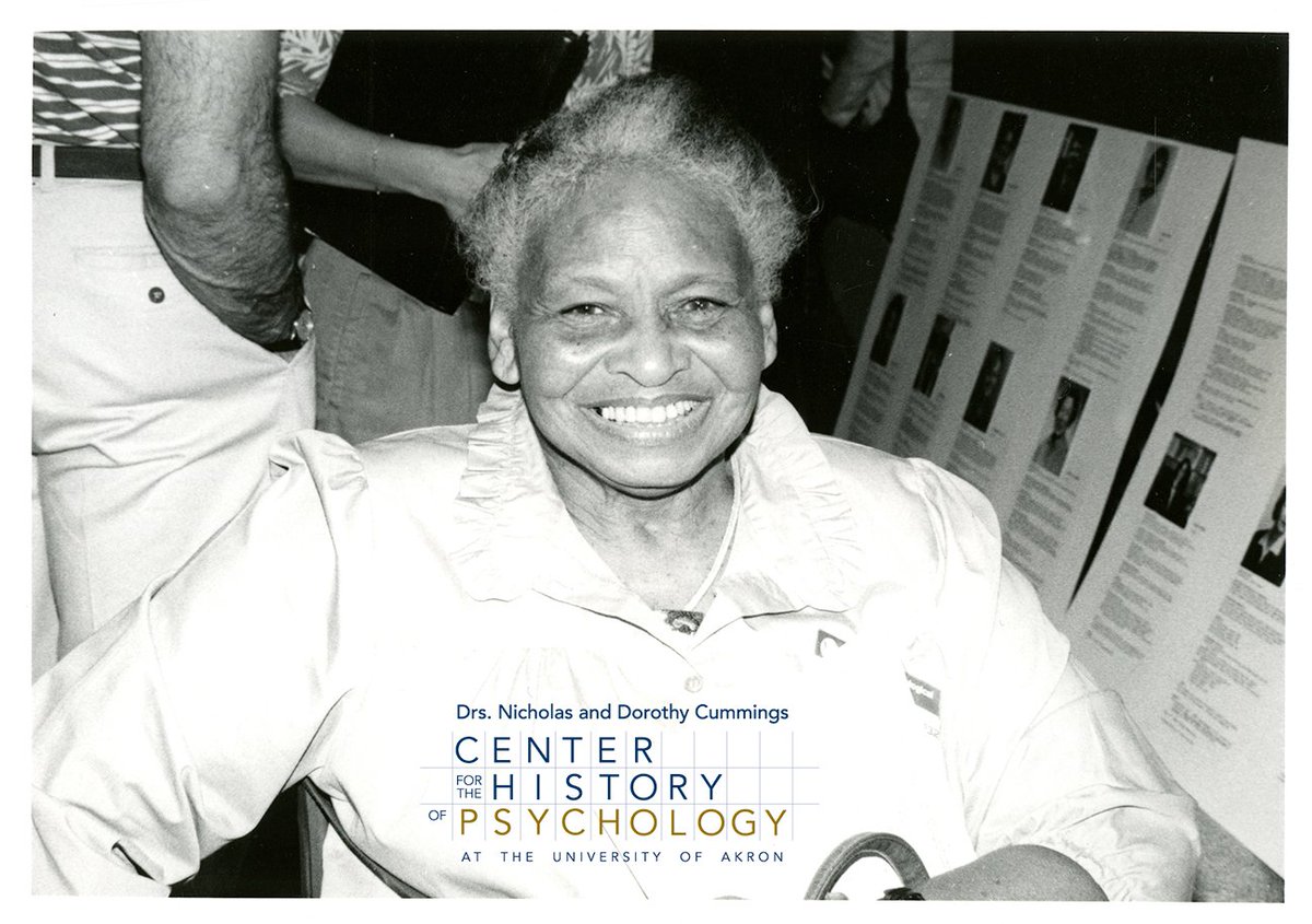 CCHPsych's tweet photo. Today's #VeteransDay #CCHPgem is a photo of psychologist &amp; Coast Guard Veteran Olivia J. Hooker (1915-2018). Hooker survived Tulsa Race Riots &amp; was 1st African American woman to enter Coast Guard, after initially being rejected by the US Navy’s WAVES unit due to her race. (cont) https://t.co/XQM5ZALj8e