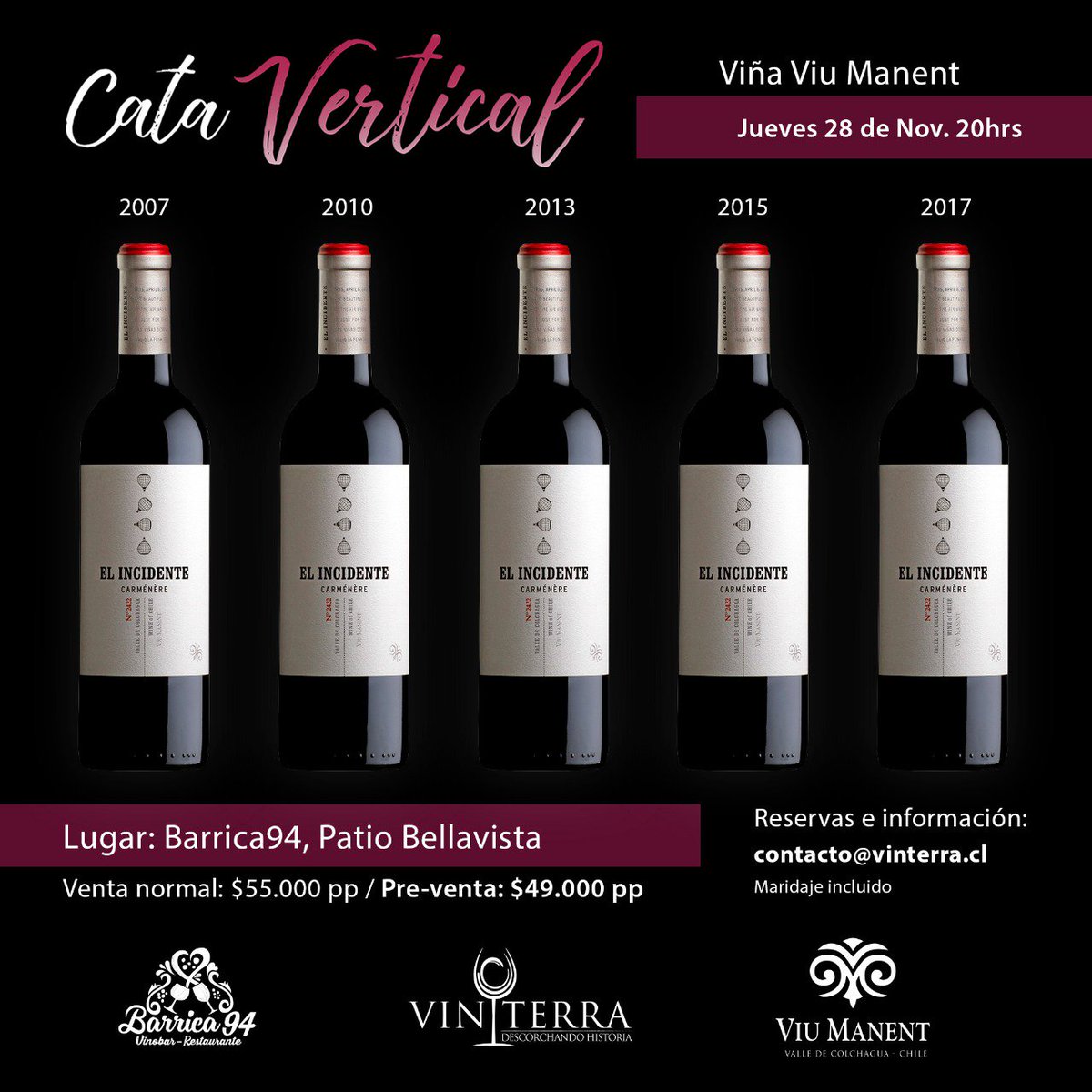 Histórica Cata Vertical de El Incidente - Viu Manent - mailchi.mp/66a62d7b6077/e…