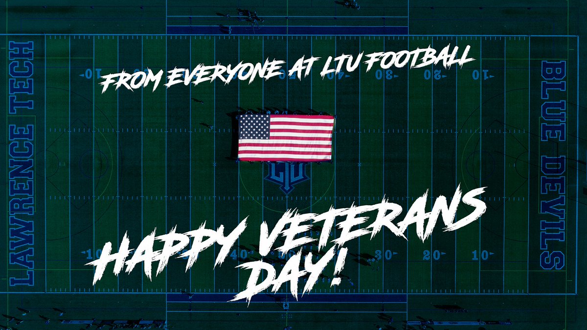 Our entire team stands in respect for our veterans! #HappyVeteransDay from LTU Football.
