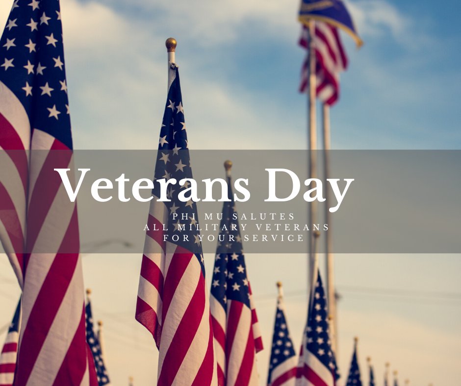 Phi Mu honors the women and men who have bravely served our country. Thank you all for your service and courage.