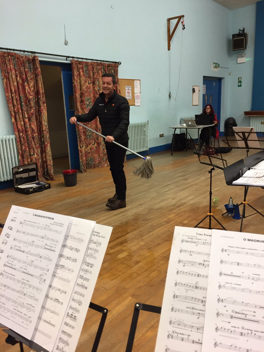 Brass In Concert prep going well. 🎶🤣
#mrsmop