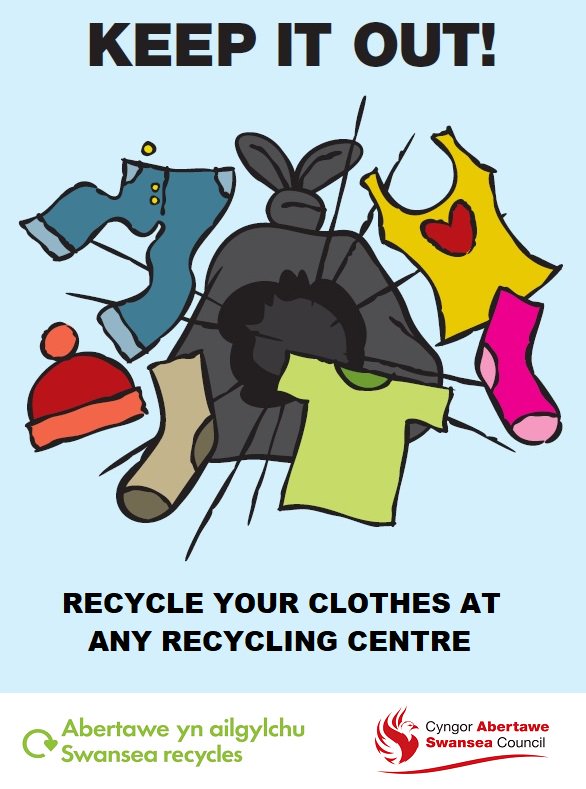 Recycle4swansea On Twitter The Only Textile Items We Can T