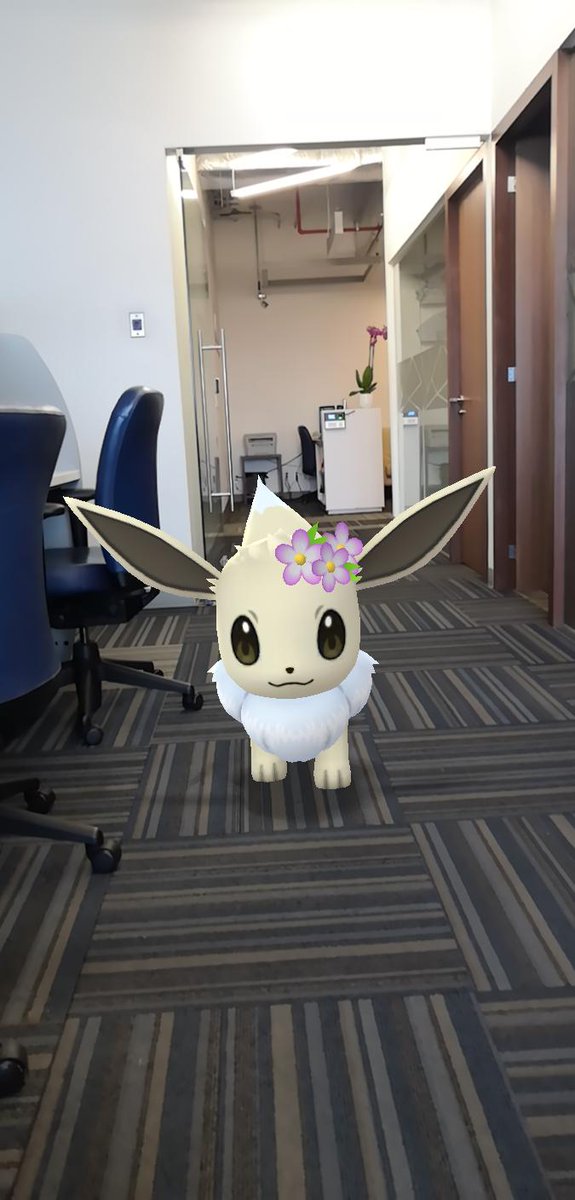 armiiVega21's tweet image. Hoy tenemos a #Eevee en la oficina de #interware

#PokemonGO