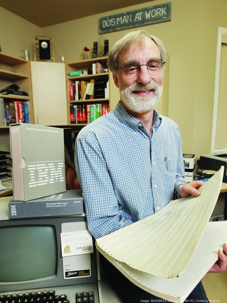 Tim Paterson, of Seattle Computer Products, developed 86-DOS/QDOS as a clone of CP/M. Microsoft bought it out from under him for $75,000 in the early 1980s, immediately turning around and licensing it to IBM for their personal computer. Without him, MS-DOS wouldn't have happened.